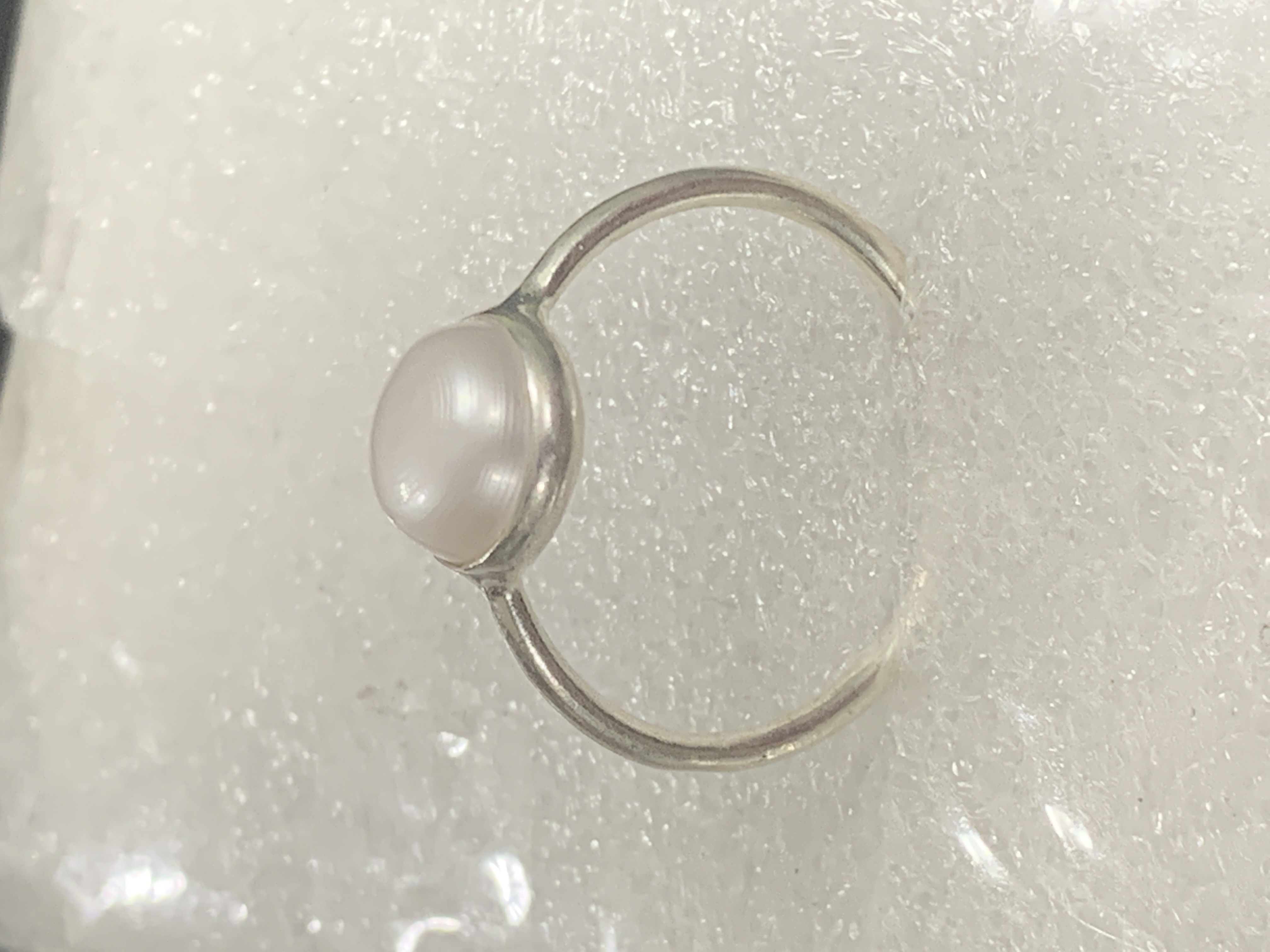 Pearl Silver Ring