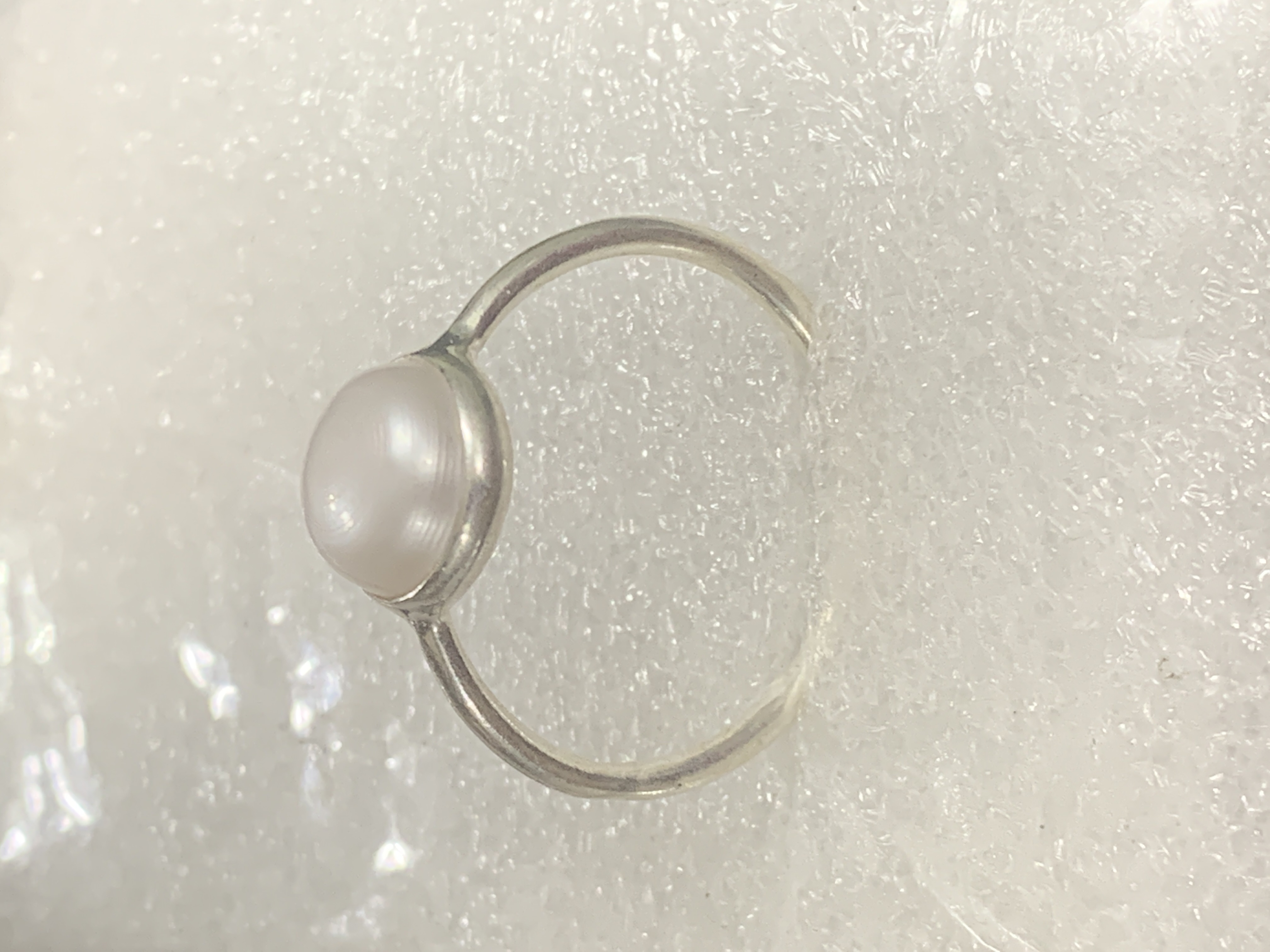 Pearl Silver Ring