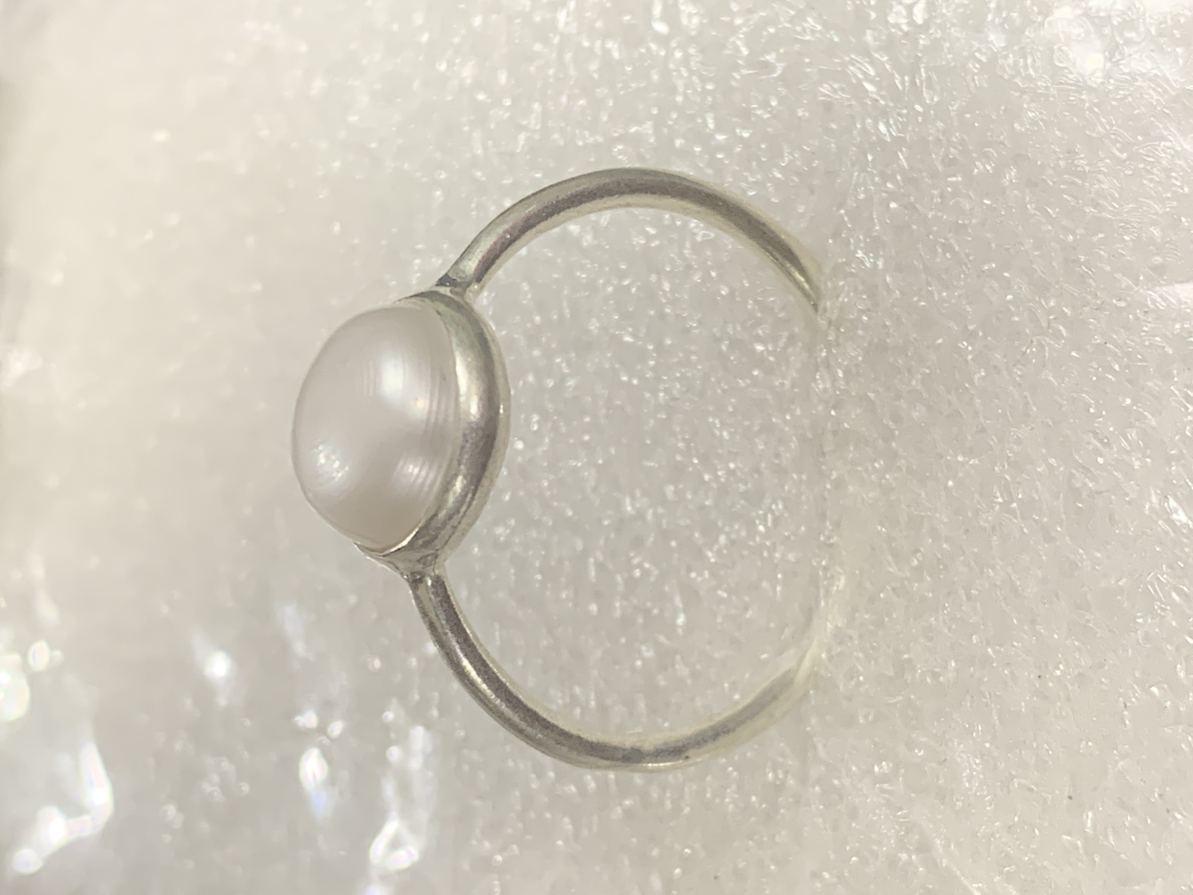 Pearl Silver Ring