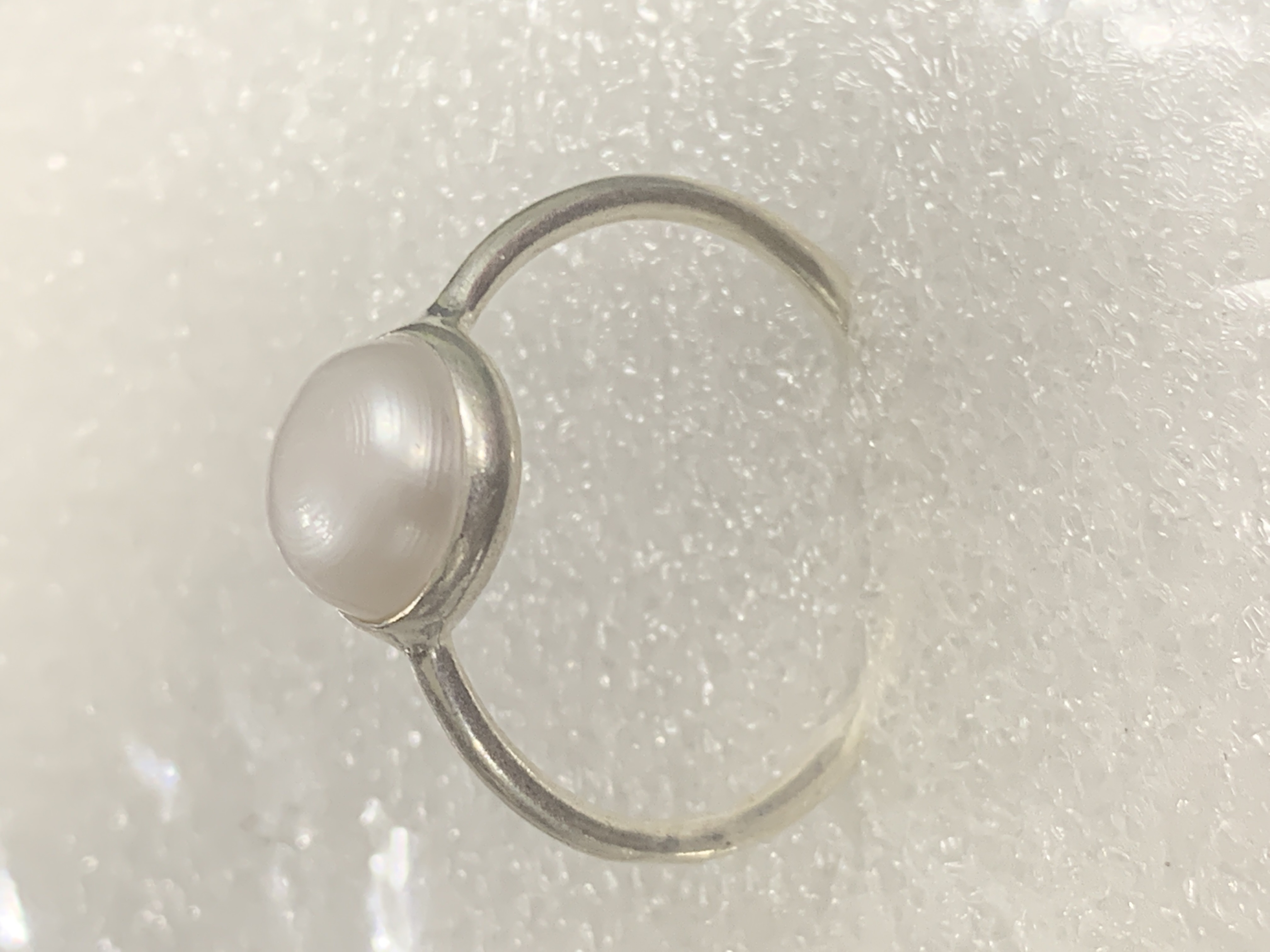 Pearl Silver Ring