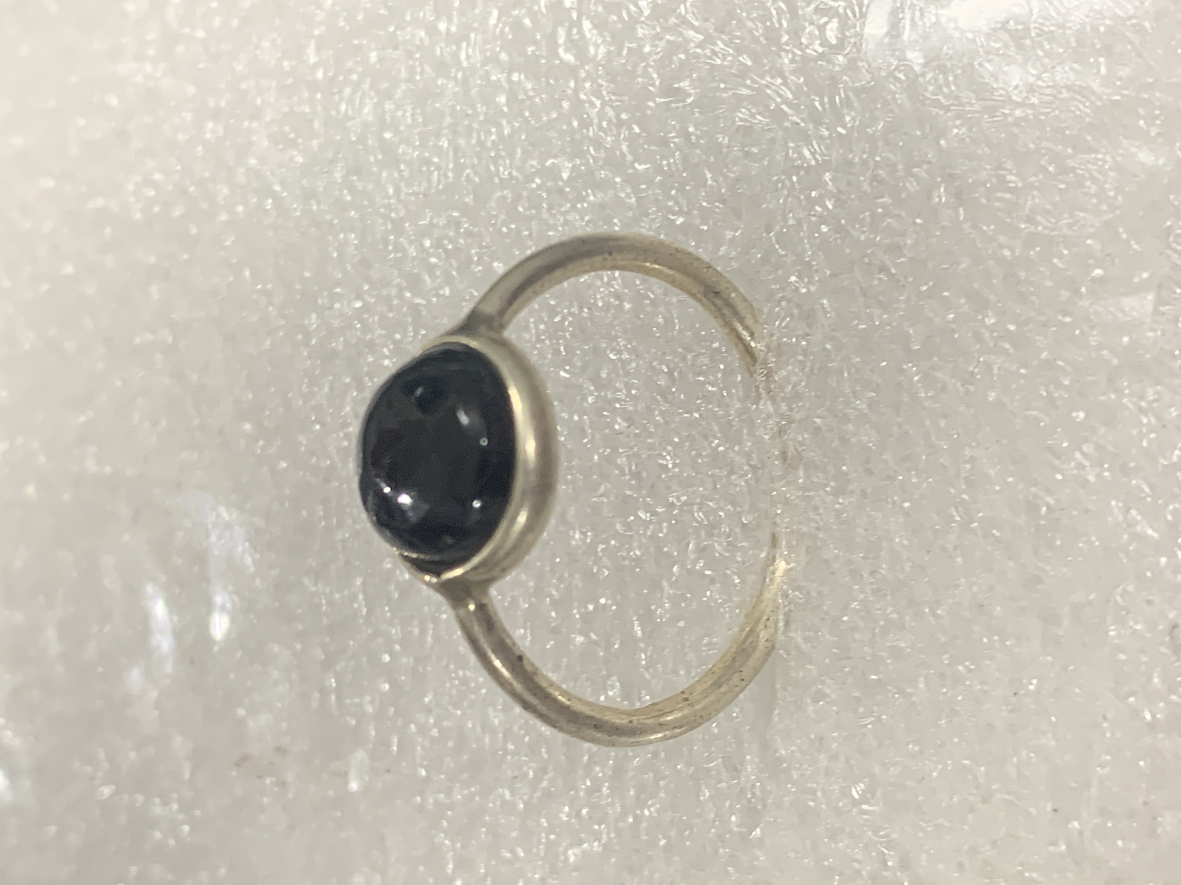 Onyx Silver Ring